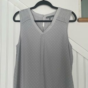Brixon Ivy gray sleeveless blouse